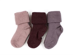 MP wood rose mix socks wool (3-pack)